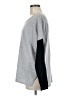 Vince. 100% Cotton Color Block Gray Pullover Sweater Size M - photo 5