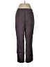 Equipment 100% Rayon Houndstooth Purple Casual Pants Size 8 - photo 1