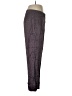 Equipment 100% Rayon Houndstooth Purple Casual Pants Size 8 - photo 4