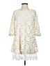 Young Essence 100% Polyester Ivory Cocktail Dress Size S - photo 1