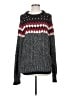 L.L.Bean Signature 100% Cotton Chevron-herringbone Black Pullover Sweater Size S - photo 1