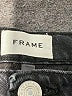 FRAME 100% Cotton Black Jeans Size 25 waist - photo 6