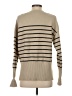 Grace Karin Stripes Tan Turtleneck Sweater Size S - photo 2