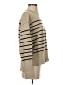 Grace Karin Stripes Tan Turtleneck Sweater Size S - photo 4