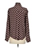 Zara Burgundy Long Sleeve Blouse Size XS - photo 2