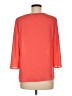 Express 100% Polyester Orange 3/4 Sleeve Blouse Size M - photo 2