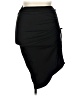 Unbranded Solid Black Casual Skirt Size XL - photo 1