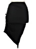 Unbranded Solid Black Casual Skirt Size XL - photo 2