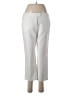 Kenar Solid Ivory Casual Pants Size 6 - photo 1