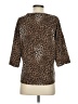 Assorted Brands Animal Print Brown Pullover Sweater Size XS - photo 2
