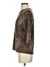 Assorted Brands Animal Print Brown Pullover Sweater Size XS - photo 5