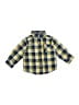 Ben Sherman Plaid Yellow Long Sleeve Button-Down Shirt 9-12 MO / 12 MO - photo 1