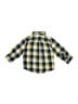 Ben Sherman Plaid Yellow Long Sleeve Button-Down Shirt 9-12 MO / 12 MO - photo 2