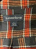Lands' End Plaid Color Block Burgundy Long Sleeve Button-Down Shirt Size L - photo 7