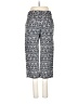 Ann Taylor Print Black Casual Pants Size 4 - photo 2