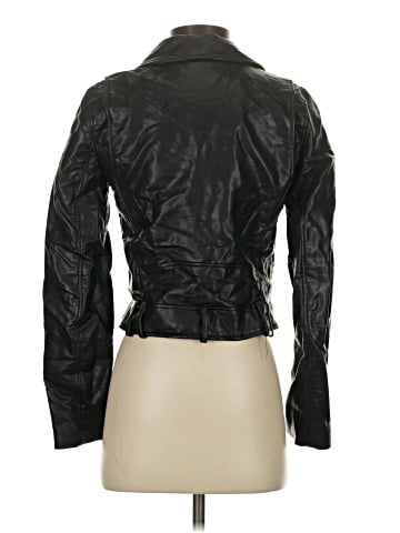 Zara Faux Leather Jacket (view 2)