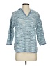 J.Jill Tweed Blue Pullover Sweater Size XS - photo 1