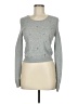 Victoria's Secret 100% Cotton Metallic Silver Gray Pullover Sweater Size M (estimated) - photo 1