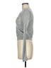 Victoria's Secret 100% Cotton Metallic Silver Gray Pullover Sweater Size M (estimated) - photo 5