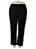 Bend Over 100% Polyester Solid Black Dress Pants Size 20 - photo 1