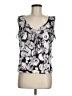 St. John Gray Sleeveless Blouse Size M - photo 1