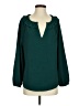 J.Crew 100% Polyester Teal 3/4 Sleeve Blouse Size S - photo 1
