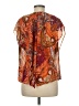 John Paul Richard 100% Polyester Orange Sleeveless Blouse Size M - photo 2