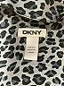 DKNY 100% Rayon Polka Dots Black 3/4 Sleeve Button-Down Shirt Size XL - photo 7