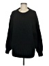 Fashion 100% Acrylic Solid Black Pullover Sweater Size M - photo 1