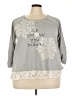 Style&Co Gray Sweatshirt Size 3X - photo 1