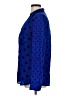 Relativity 100% Polyester Polka Dots Blue 3/4 Sleeve Blouse Size M - photo 5