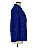 Relativity 100% Polyester Polka Dots Blue 3/4 Sleeve Blouse Size M - photo 4