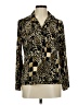 Elementz 100% Polyester Animal Print Gold Long Sleeve Blouse Size M - photo 1