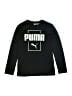 Puma 100% Polyester Black Long Sleeve T-Shirt Size 10 - 12 - photo 1
