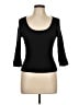 Caslon 100% Cotton Black Cardigan Size L (petite) - photo 1