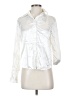 PrettyLittleThing Metallic Silver Long Sleeve Blouse Size 2 - photo 1