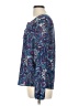 Splendid 100% Rayon Blue Long Sleeve Blouse Size L - photo 5