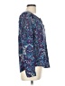 Splendid 100% Rayon Blue Long Sleeve Blouse Size L - photo 4