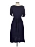 Egs Solid Blue Purple Casual Dress Size L - photo 2