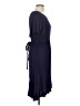 Egs Solid Blue Purple Casual Dress Size L - photo 4