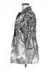 Creation 100% Polyester Animal Print Silver 3/4 Sleeve Blouse Size 14 - photo 5