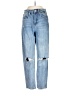 Wild Fable Hearts Blue Jeans Size 0 - photo 1