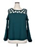 Shein Teal Long Sleeve Blouse Size 2X - photo 1