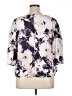 Worthington 100% Polyester Floral Ivory 3/4 Sleeve Blouse Size XL - photo 2