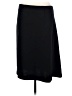 St. John Solid Black Casual Skirt Size 6 - photo 2