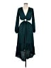 Alexa B 100% Polyester Teal Casual Dress Size 8 - photo 1