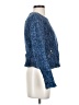 White House Black Market Paisley Blue Jacket Size 4 - photo 4