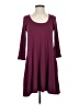 Lulus Solid Burgundy Casual Dress Size S - photo 1