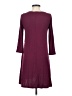 Lulus Solid Burgundy Casual Dress Size S - photo 2