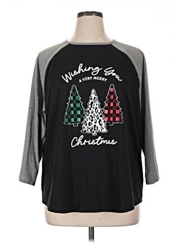 Holiday Time 3/4 Sleeve T-Shirt (view 1)